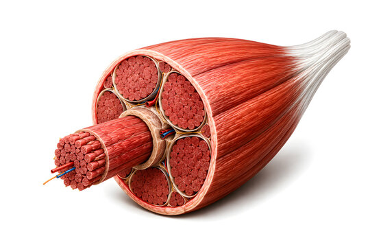 cross-section of a muscle fiber