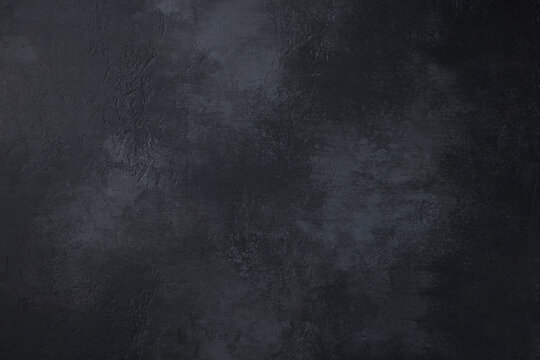 Empty black slate stone background pattern with high resolution. Top view. Copy space.