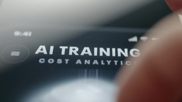 mobile artificial intelligence analytics application screen