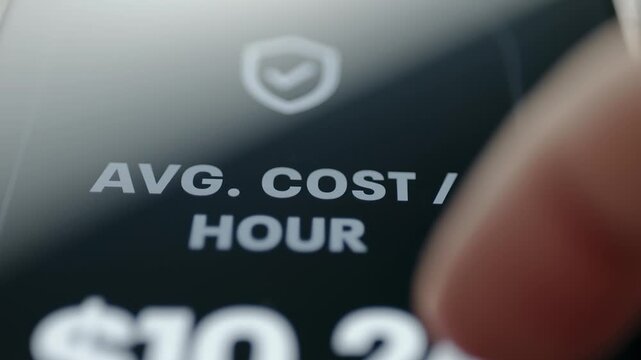 average ai training cost per hour