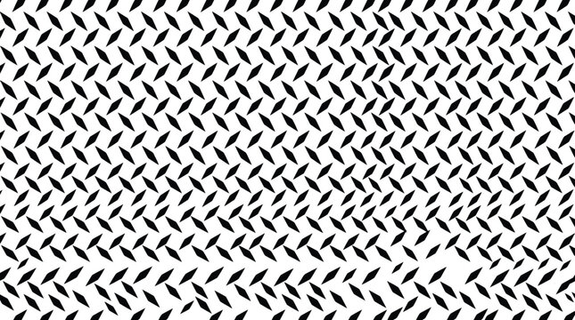Diamond plate industrial metal texture pattern with black tread plate design on transparent background.