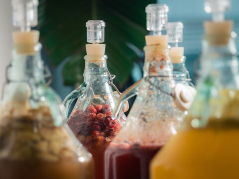 Real fermentation process at home 