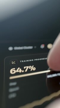 vertical ai training progress at 64.7 percent