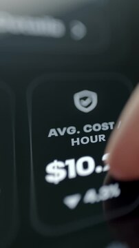 vertical average compute cost per hour