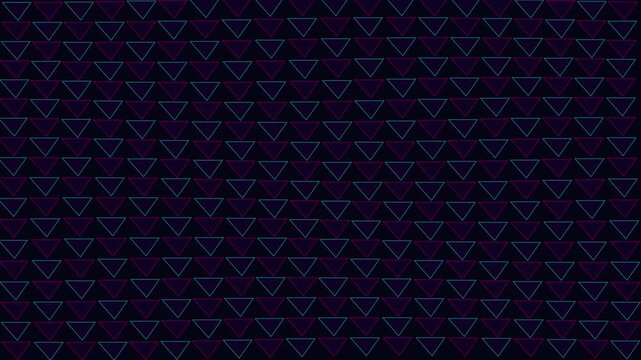 Abstract geometric triangle grid motion background vector