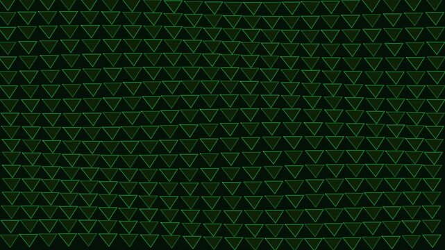 Abstract green geometric triangle mesh pattern motion vector