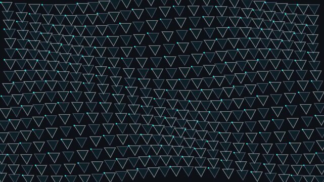 Abstract geometric triangle mesh motion background vector