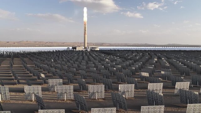 Reflecting the Sun: A Close-Up View of a Tower CSP Plant