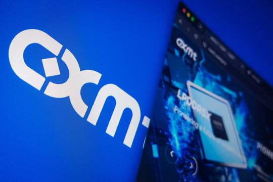 Raleigh, North Carolina - August 2, 2026: CXMT ChangXin Memory Technologies logo beside cxmt website displayed on a screen