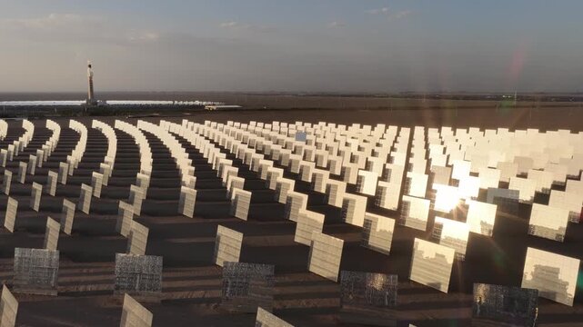 Reflecting the Sun: A Close-Up View of a Tower CSP Plant
