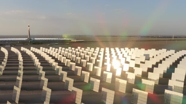 Reflecting the Sun: A Close-Up View of a Tower CSP Plant