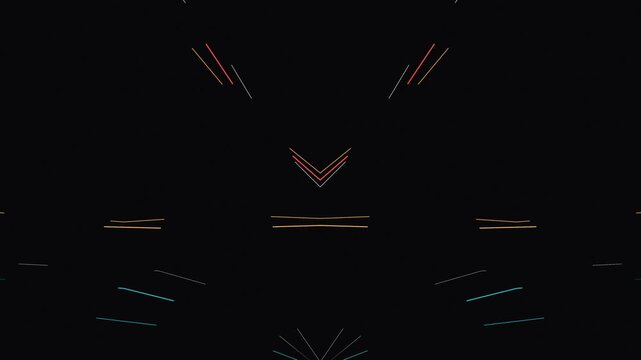 Futuristic technology logo on dark background. Abstract corporate emblem for innovation and digital branding.