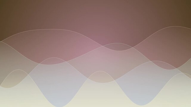 Abstract visualization of sound waves with smooth, undulating lines across a gradient background, suggesting auditory or data representation
