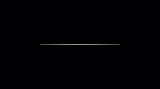 vfx motion graphic Television turn off simulation neutral gray horizontal line pattern suitable for minimalistic background design or technology concept projects. alpha channel