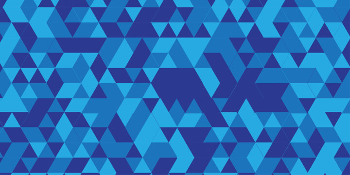 Geometric origami blue square cube triangulated random cube low polygon triangle textile abstract corporate creative design.