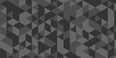 Fototapeta premium Vector geometric origami black and gray web business square cube random cube low polygon triangle textile abstract corporate creative design.