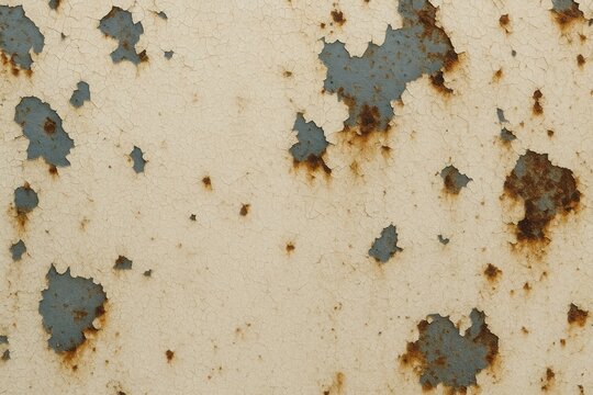 Rusty peeling paint texture background.