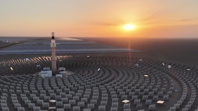 Hybrid power plant integrating concentrated solar power and photovoltaic power generation