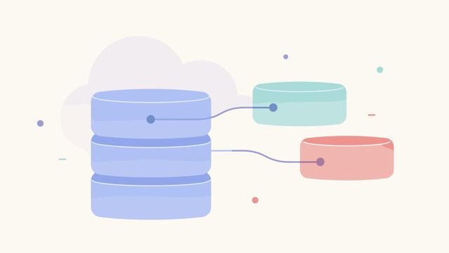 Cloud container software architecture concept &ndash; Ideal for DevOps tools, microservices infrastructure, or server management.