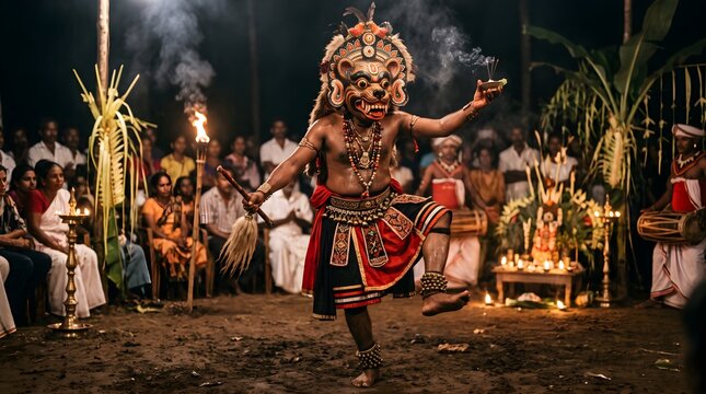 Sri Lankan Maha Sohona Thovil Ritual Dance Halloween Culture