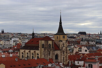 Obraz premium Aerial View of Historic Church