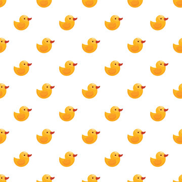 Yellow rubber duck bath toys creating a fun repeating background