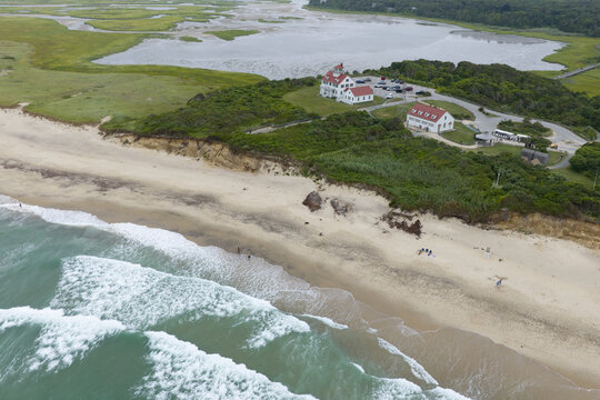 A historic Coast Guard station is found in the midst of Cape Cod National Seashore. This beautiful part of the New England coast consists of over 40 miles of sandy beaches, marshes, ponds, and forest.