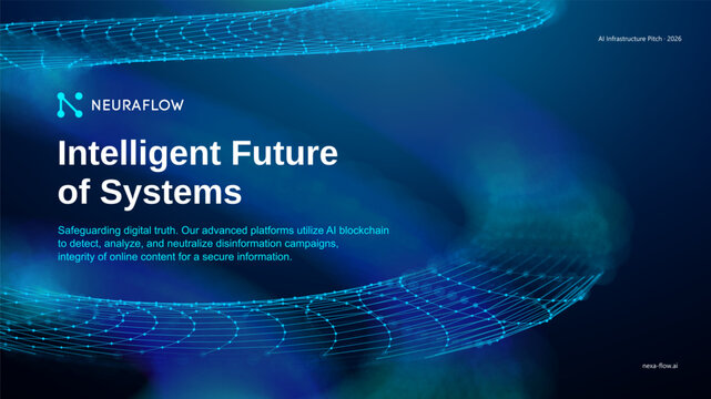 AI future vision abstract tech background with blue data lines. 3D science vector for digital security and business network. Futuristic computer technology concept design.