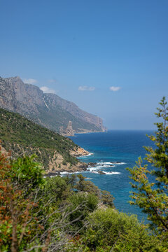 Santa Maria Navarrese trekking on the sea