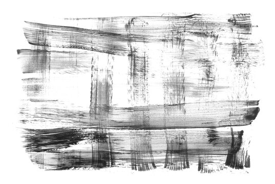 abstract painted watercolor brush strokes, grunge lines isolated on white background