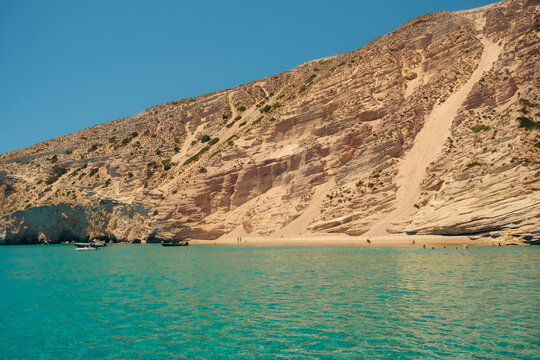 Boats/sailing in Milos, Greece 