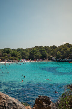 Playas en la isla de Menorca