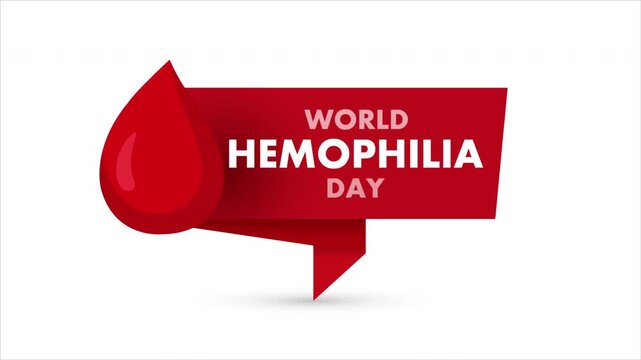 hemophilia world day blood drop origami