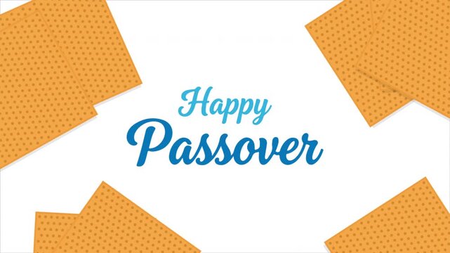 passover happy matzah background