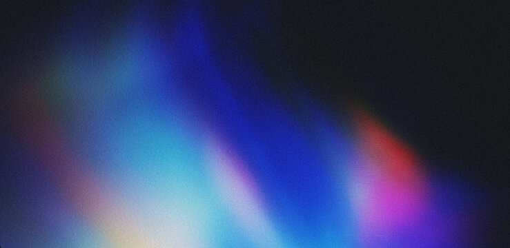 Cosmic blue flame aurora dark backdrop.Futuristic blue color spectrum light background with optical blur.modern gradient background for poster,banner,cover etc.