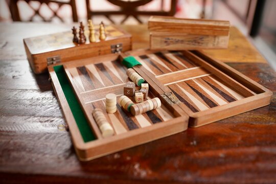 old chess board
