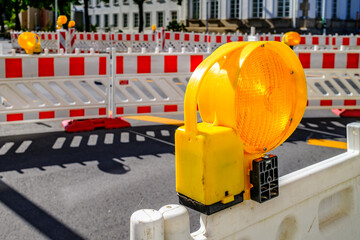 typical security barrier at a street © fottoo