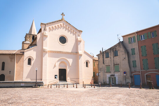 Aubagne, France - 1 August 2026 : Saint-Sauveur Church