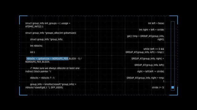 Futuristic Dual Source Code Editor With Parallel Programming Panels And Highlighted Code Line
