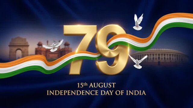 Abstract background featuring the tricolor flag design to celebrate the independence day of india with artistic brush strokes and patriotic vibes