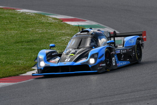 Scarperia, Italy - April 25th 2025: Nova NP02 Prototype in action during Ultimate Cup Series at Mugello Circuit in Italy.