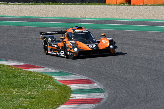Scarperia, Italy - April 25th 2025: Nova NP02 Prototype in action during Ultimate Cup Series at Mugello Circuit in Italy.