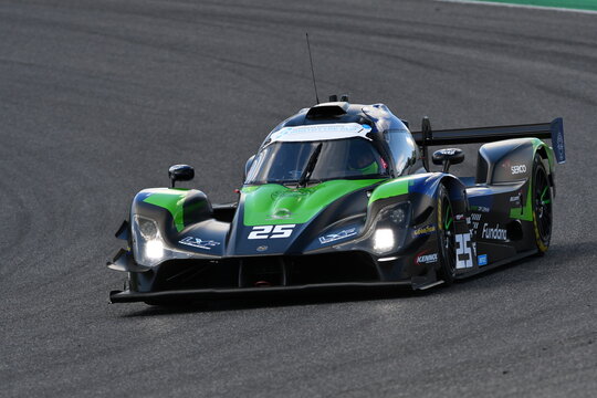 Scarperia, Italy - April 25th 2025: Nova NP02 Prototype in action during Ultimate Cup Series at Mugello Circuit in Italy.
