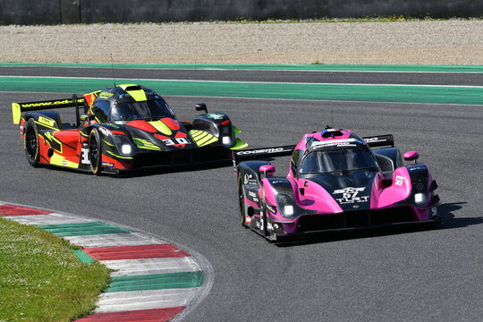 Scarperia, Italy - April 25th 2025: Nova NP02 Prototype in action during Ultimate Cup Series at Mugello Circuit in Italy.
