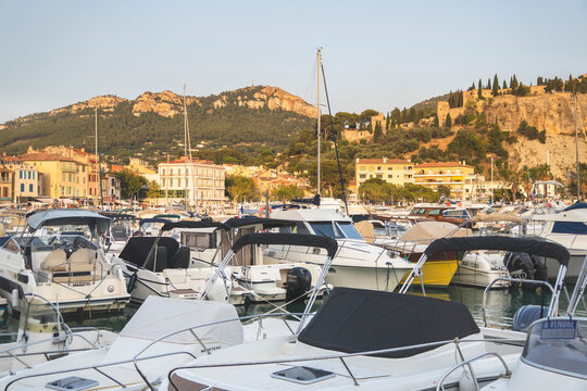 Cassis, France - 26 July 2026 : Picturesque harbor of Cassis