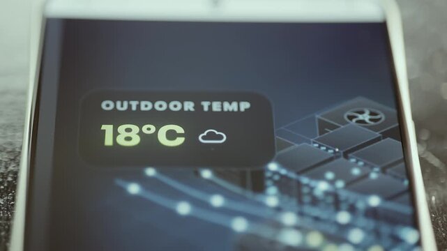 outdoor temperature reaches 18 degrees celsius