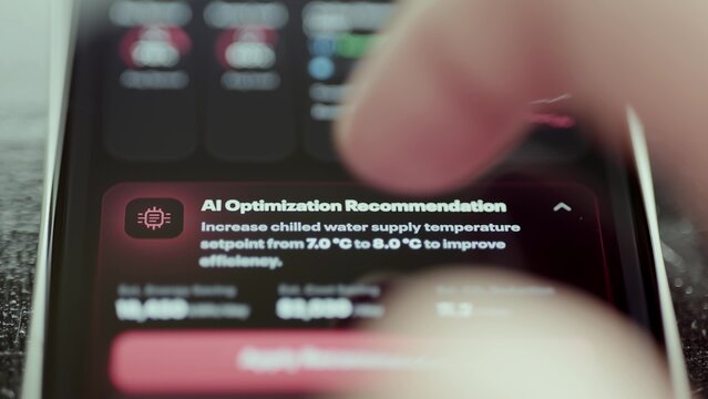ai chilled water temperature optimization recommendation
