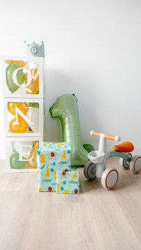 First birthday party decorations and gifts
