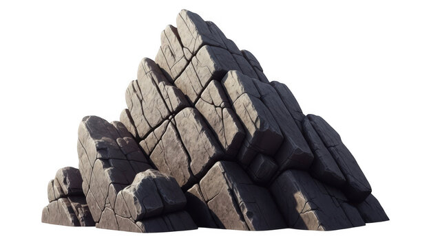 Rough jagged rock mountain cliff texture