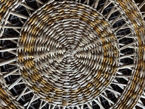 wicker basket texture